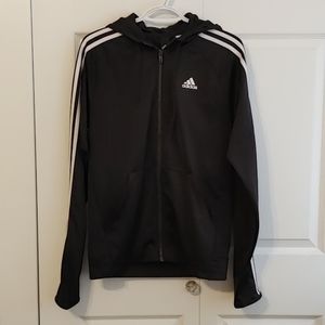 Adidas 3 stripe zip up